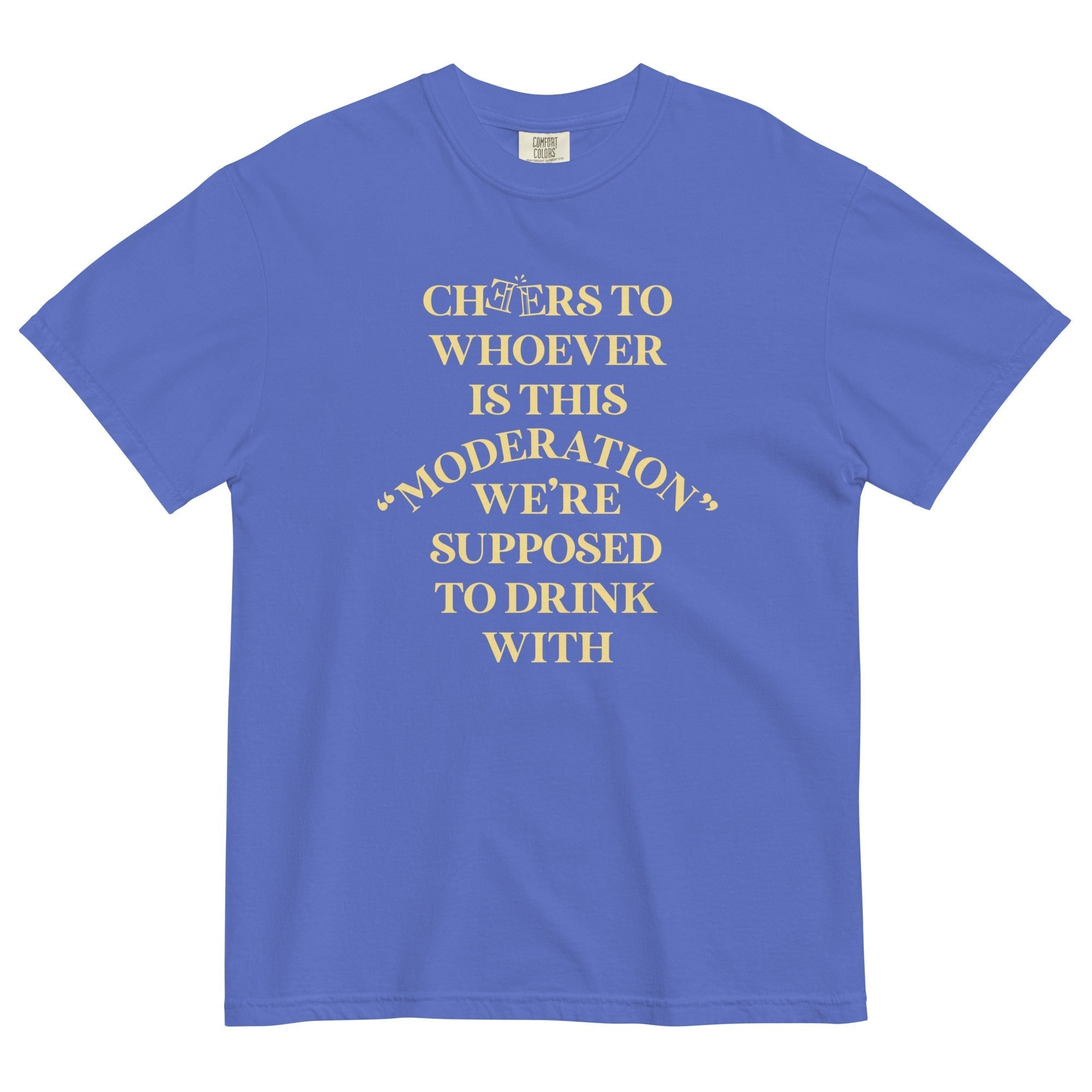 Cheers To Whoever Is This Moderation Men's Relaxed Fit Tee Hoodie, Sweatshirt | CoreVibeTees.com (Image 4)