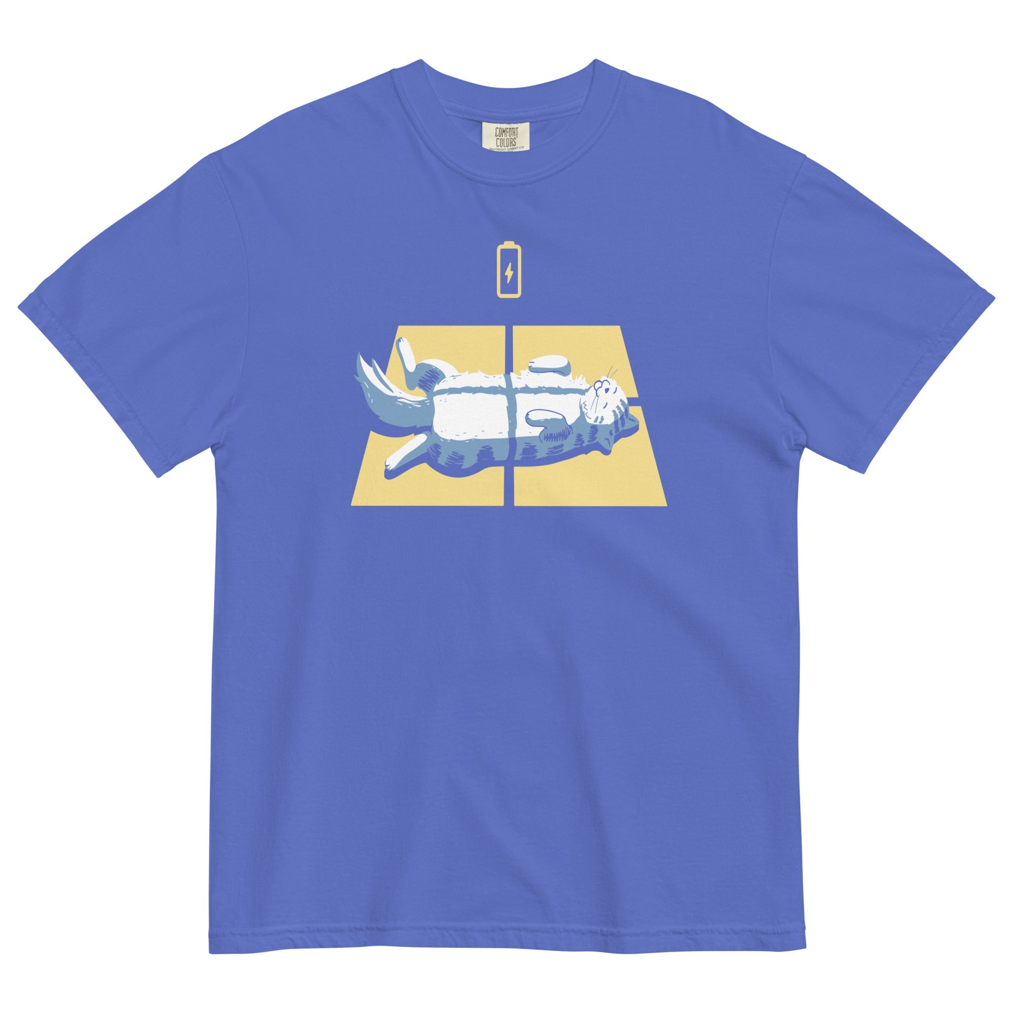Solar Charging Men's Relaxed Fit Tee Hoodie, Sweatshirt | CoreVibeTees.com (Image 4)