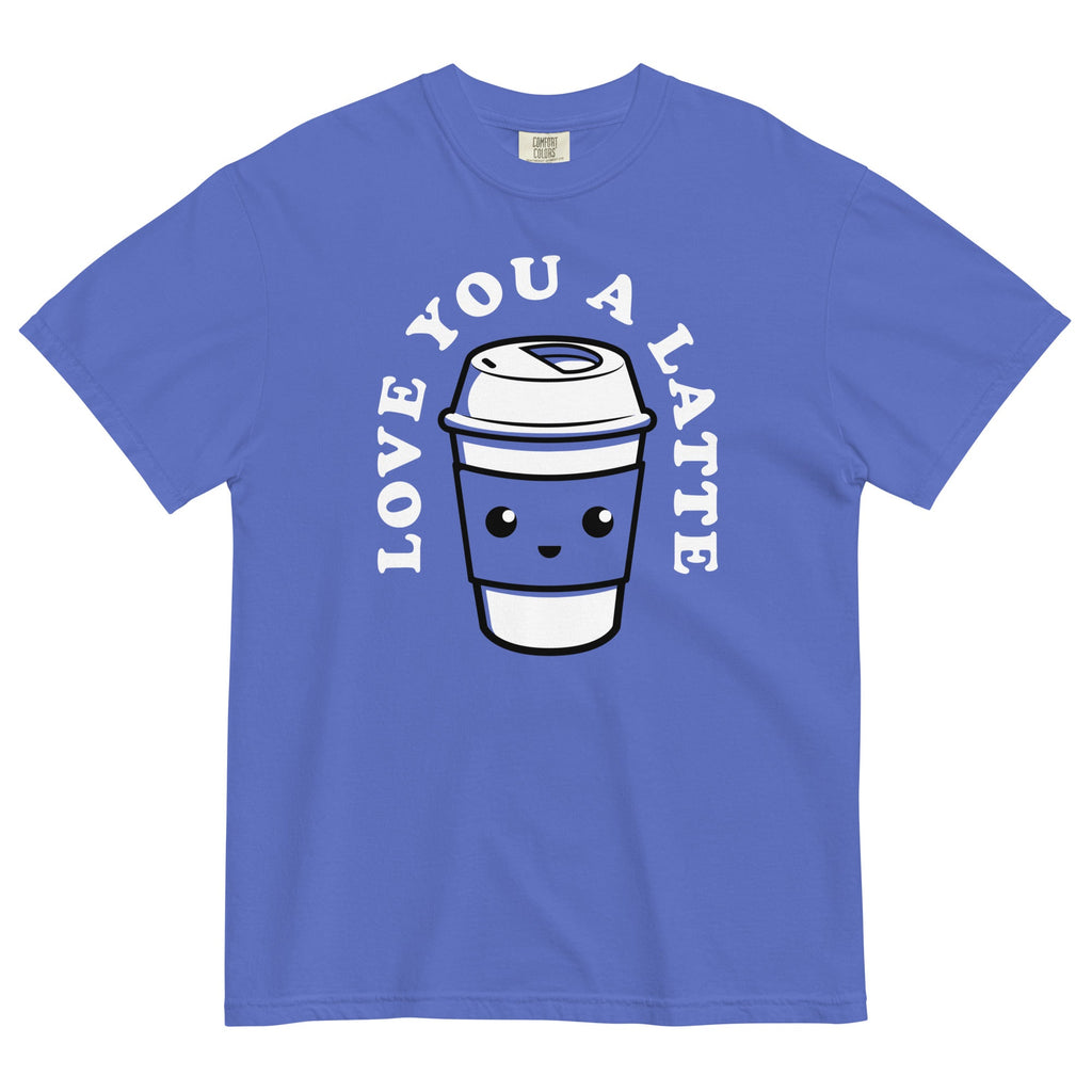 Love You A Latte Men's Relaxed Fit Tee Hoodie, Sweatshirt | CoreVibeTees.com (Image 3)