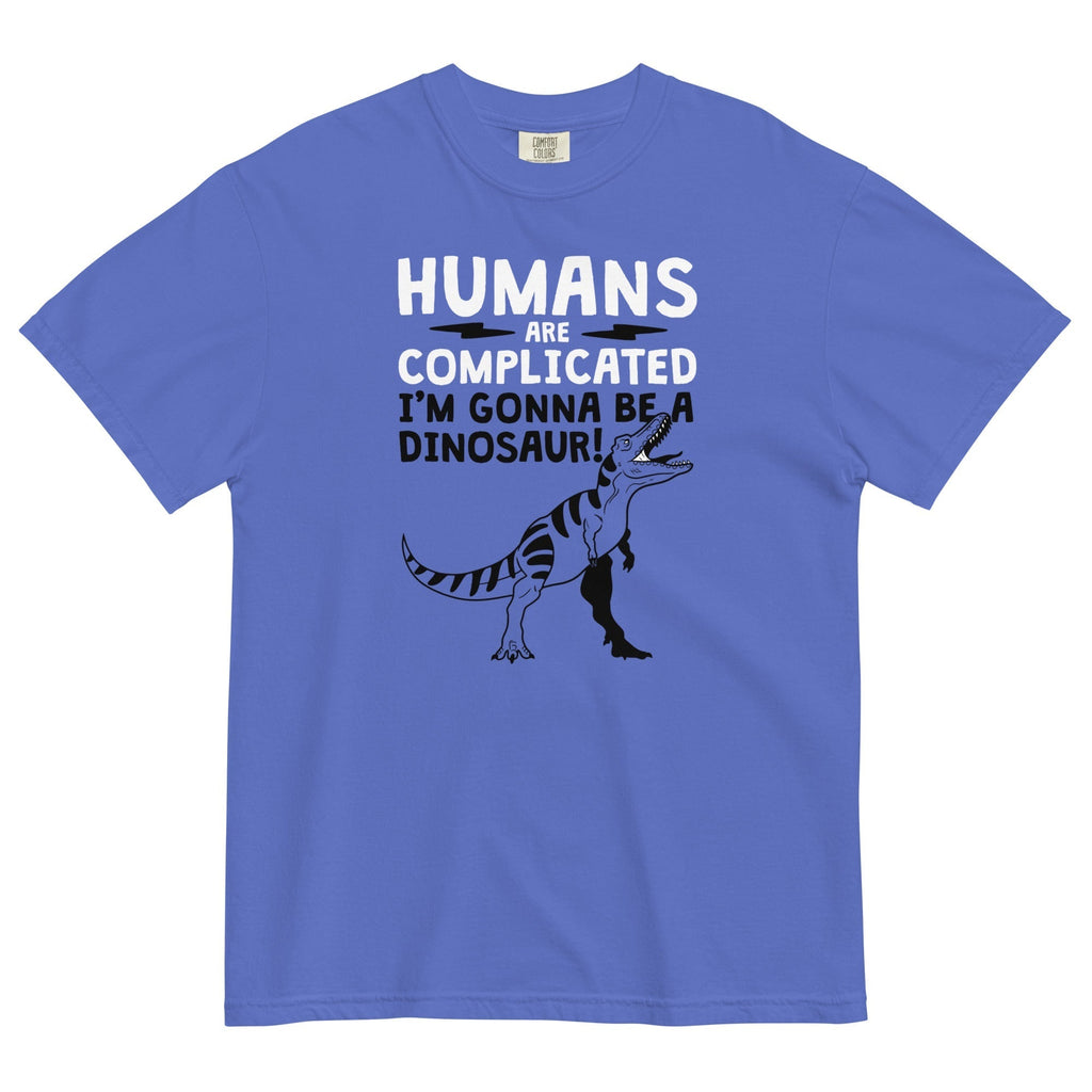 Humans Are Complicated Men's Relaxed Fit Tee Hoodie, Sweatshirt | CoreVibeTees.com (Image 3)