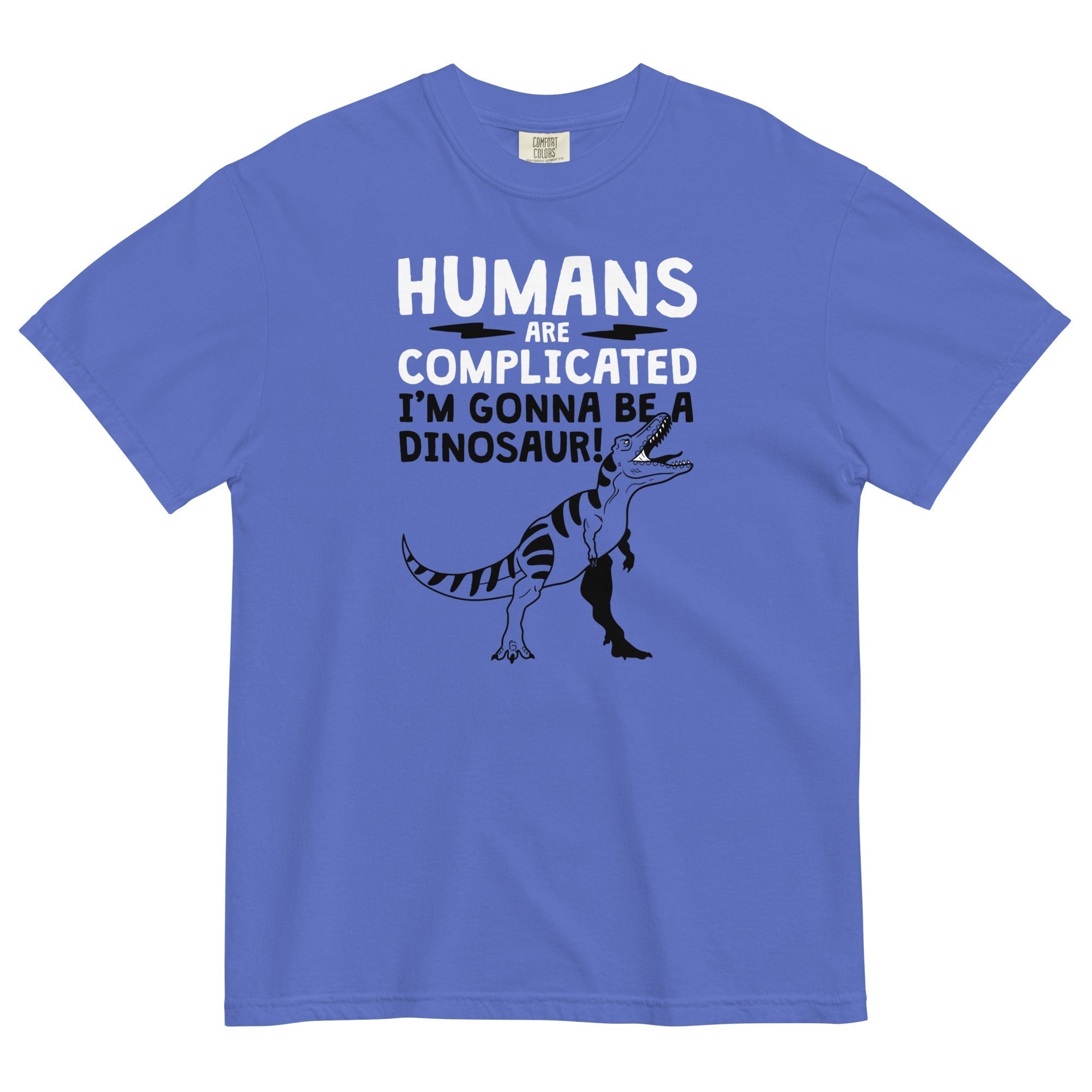 Humans Are Complicated Men's Relaxed Fit Tee Hoodie, Sweatshirt | CoreVibeTees.com (Image 3)