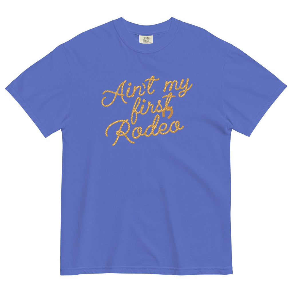 Ain't My First Rodeo Men's Relaxed Fit Tee Hoodie, Sweatshirt | CoreVibeTees.com (Image 4)