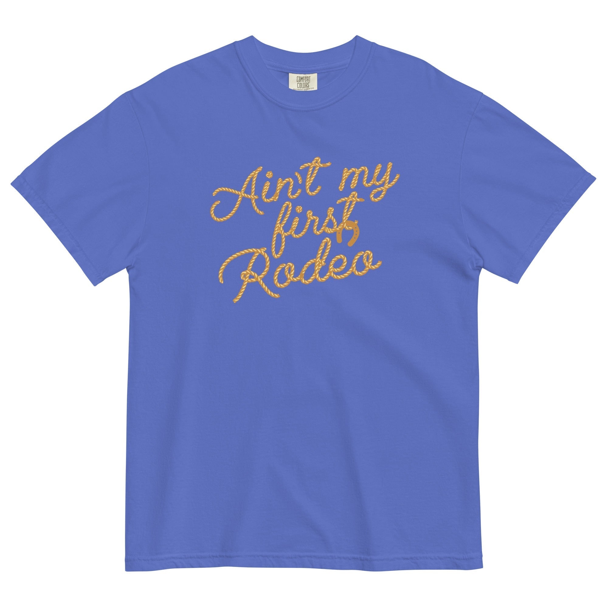 Ain't My First Rodeo Men's Relaxed Fit Tee Hoodie, Sweatshirt | CoreVibeTees.com (Image 4)