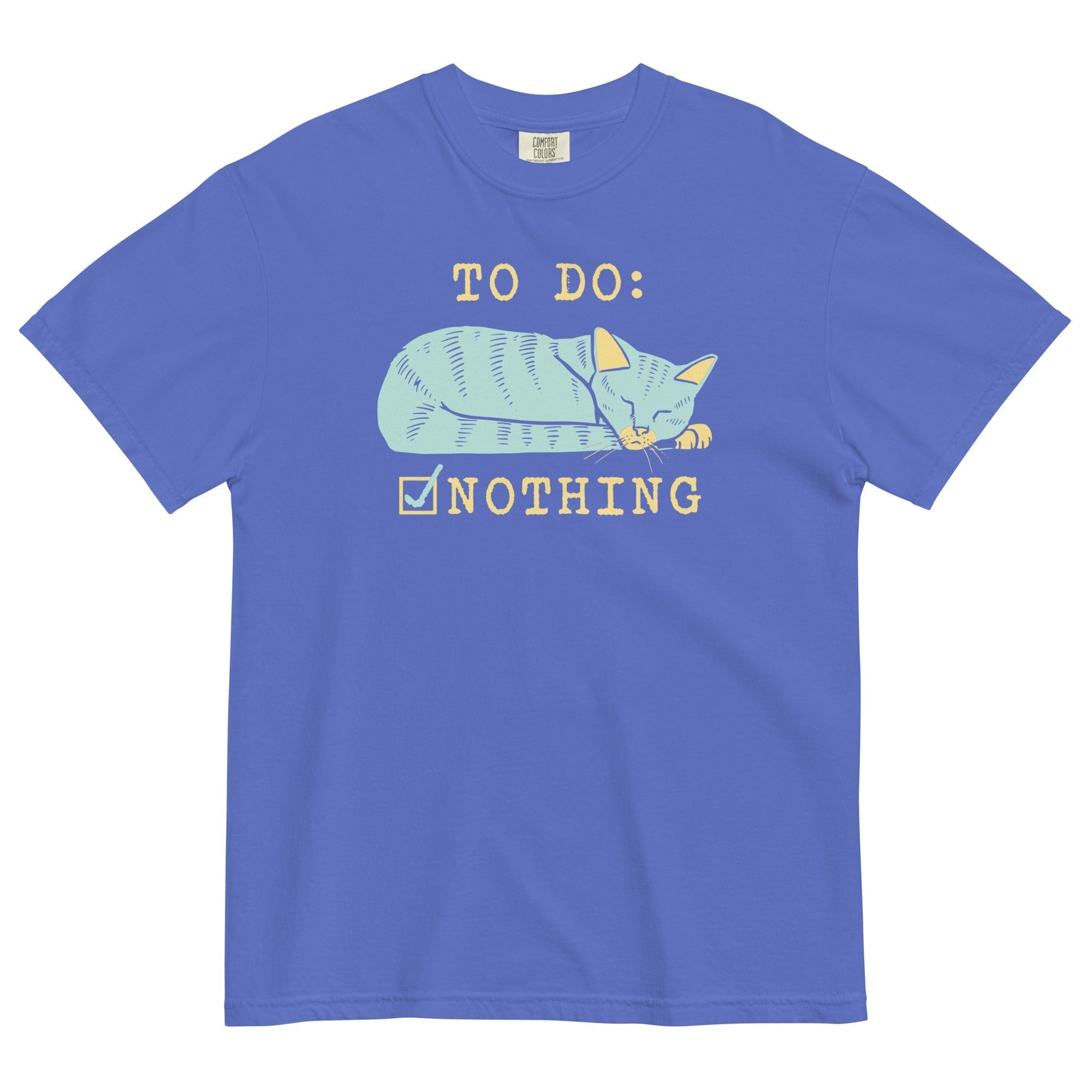 To Do: Nothing Men's Relaxed Fit Tee Hoodie, Sweatshirt | CoreVibeTees.com (Image 5)