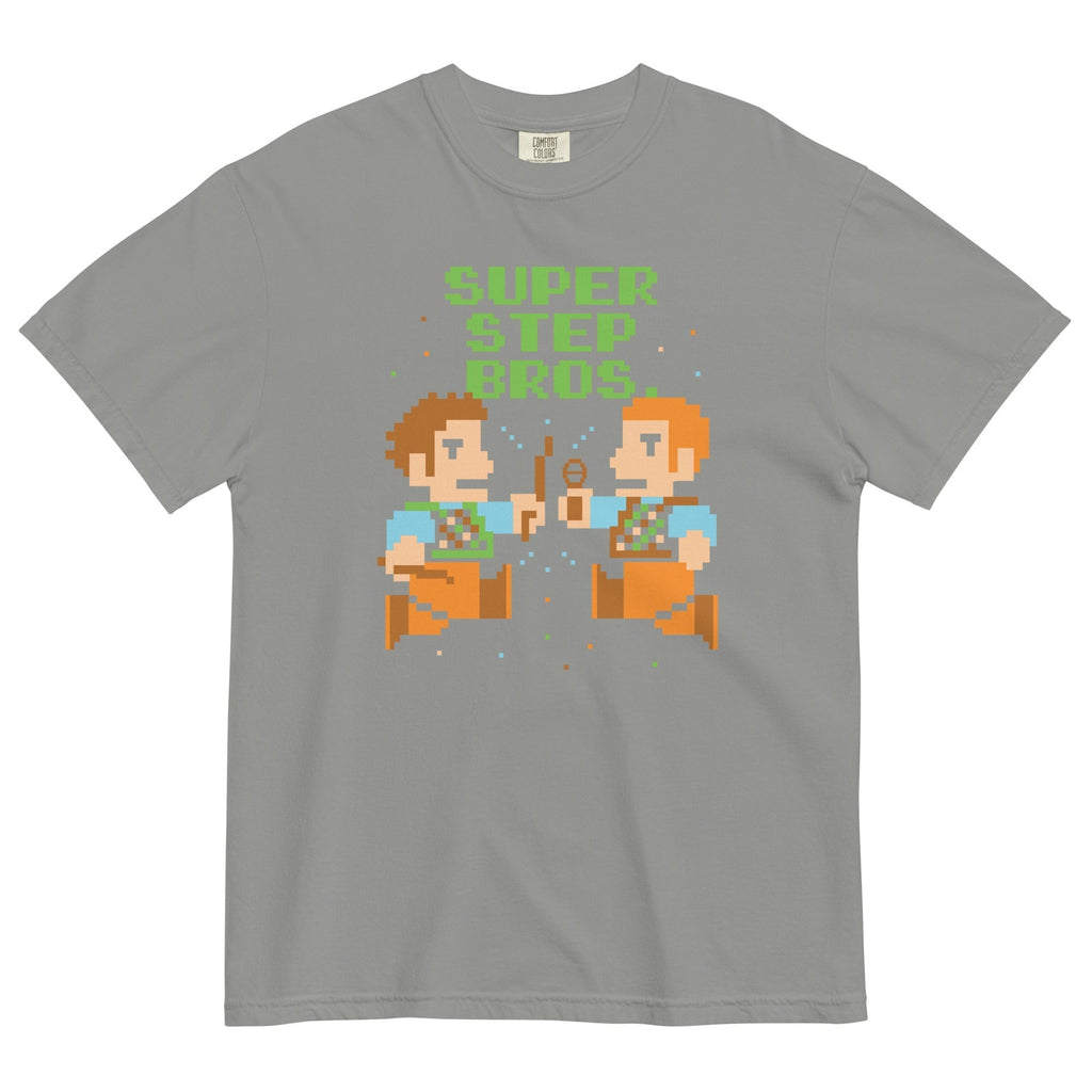 Super Step Bros Men's Relaxed Fit Tee Hoodie, Sweatshirt | CoreVibeTees.com (Image 1)