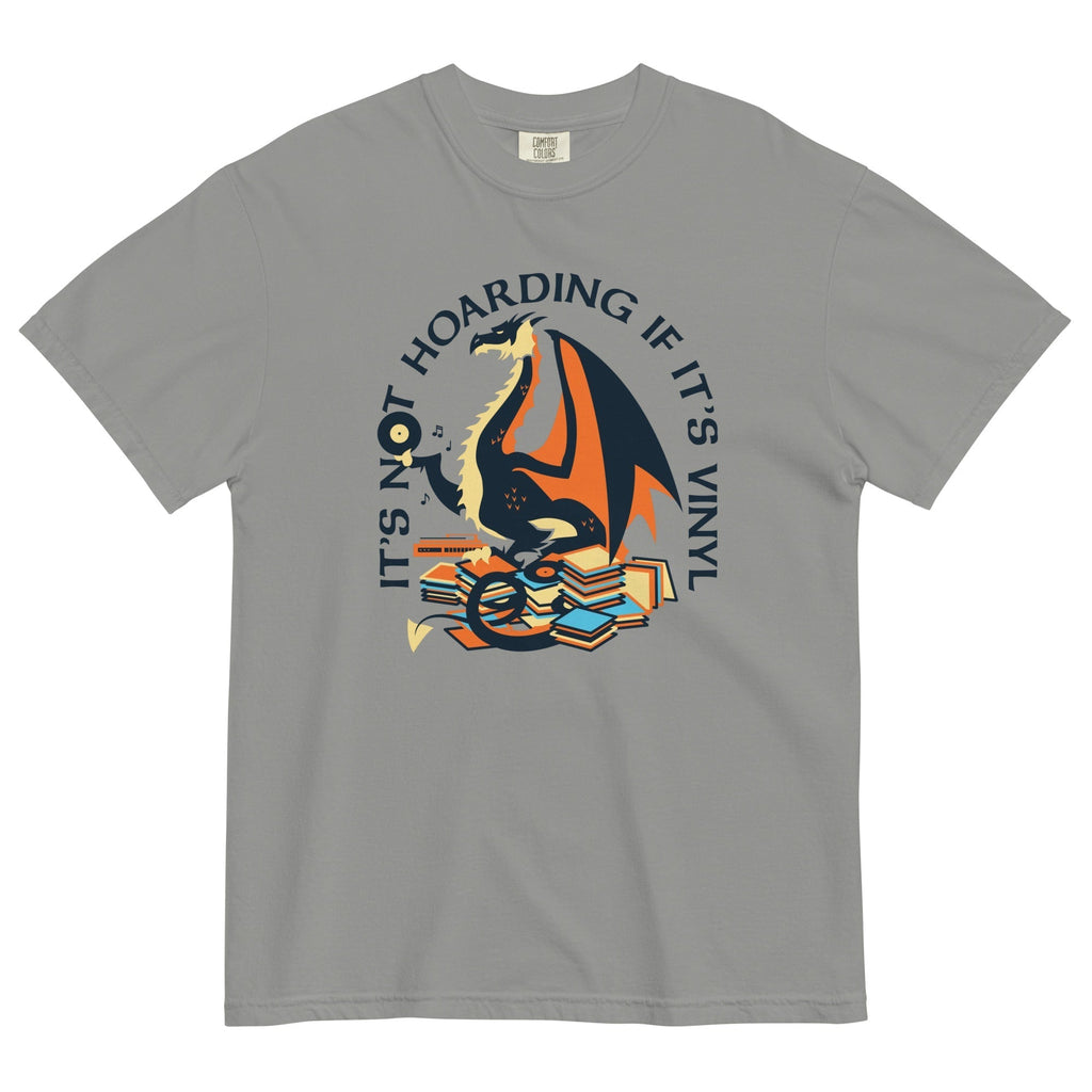 It's Not Hoarding If It's Vinyl Men's Relaxed Fit Tee Hoodie, Sweatshirt | CoreVibeTees.com (Image 1)