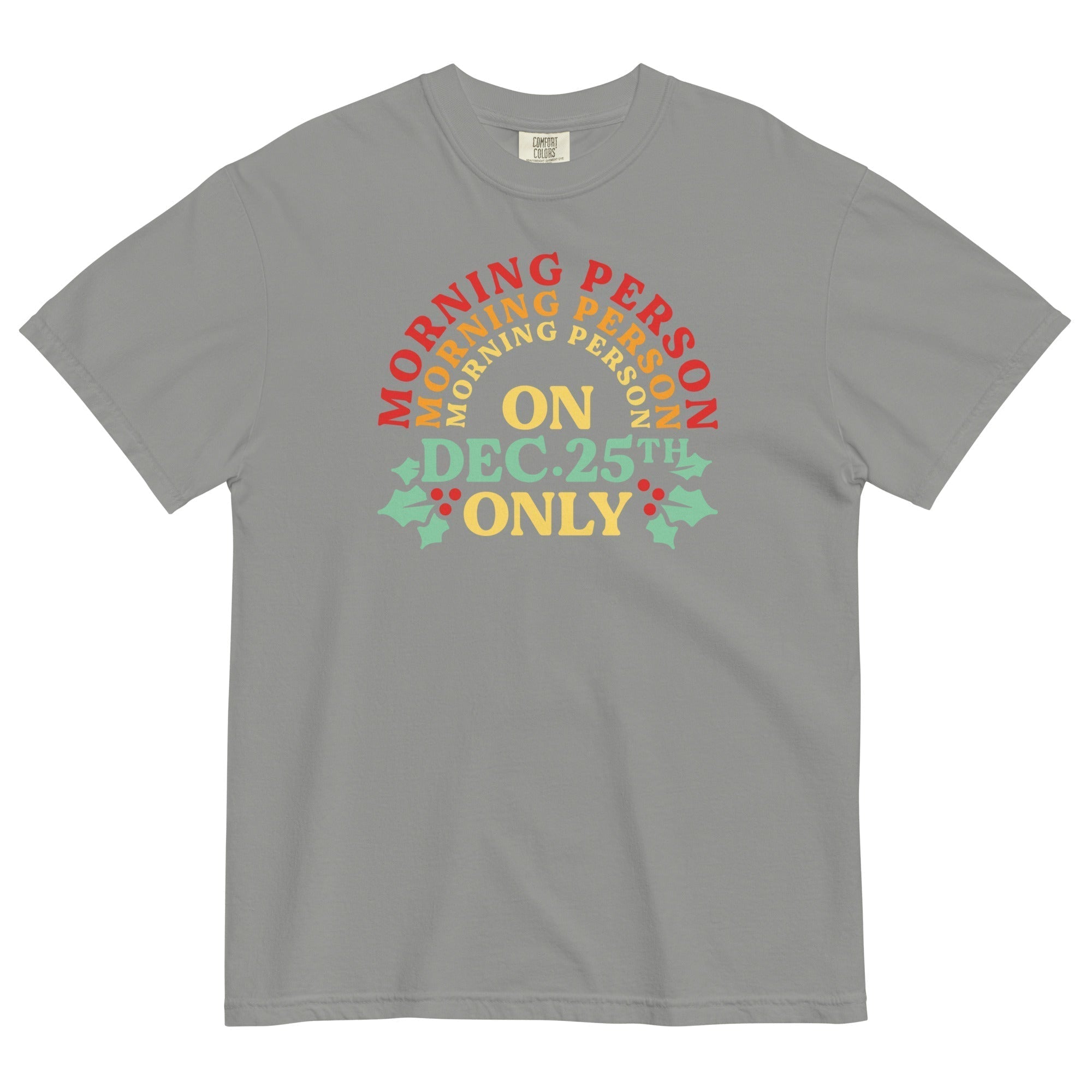 Morning Person On Dec 25th Only Men's Relaxed Fit Tee Hoodie, Sweatshirt | CoreVibeTees.com (Image 4)