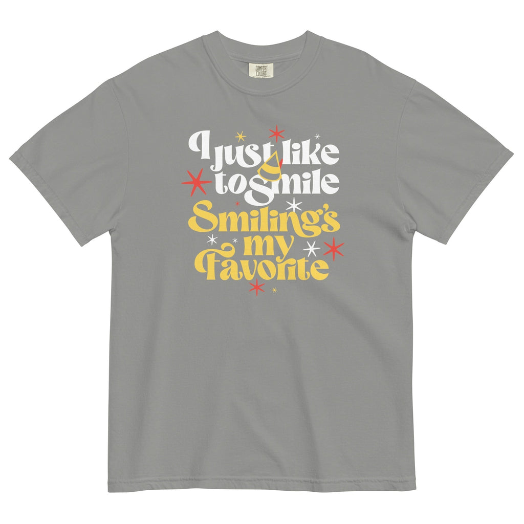 I Just Like To Smile Smiling's My Favorite Men's Relaxed Fit Tee Hoodie, Sweatshirt | CoreVibeTees.com (Image 5)