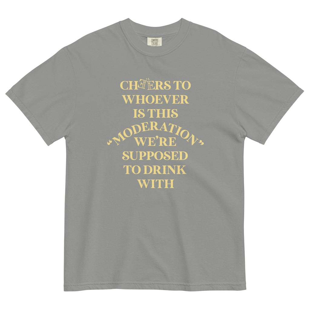 Cheers To Whoever Is This Moderation Men's Relaxed Fit Tee Hoodie, Sweatshirt | CoreVibeTees.com (Image 5)