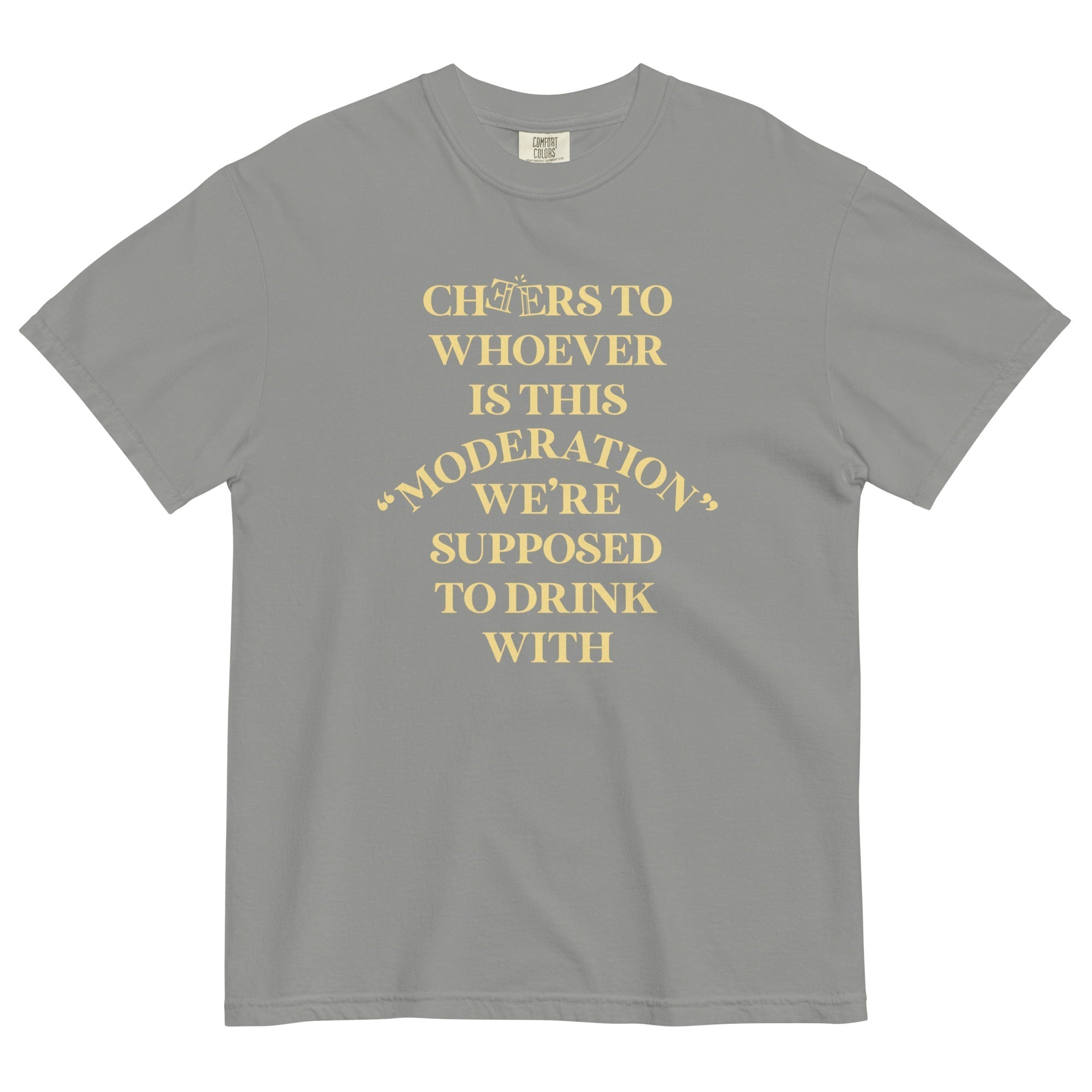 Cheers To Whoever Is This Moderation Men's Relaxed Fit Tee Hoodie, Sweatshirt | CoreVibeTees.com (Image 5)