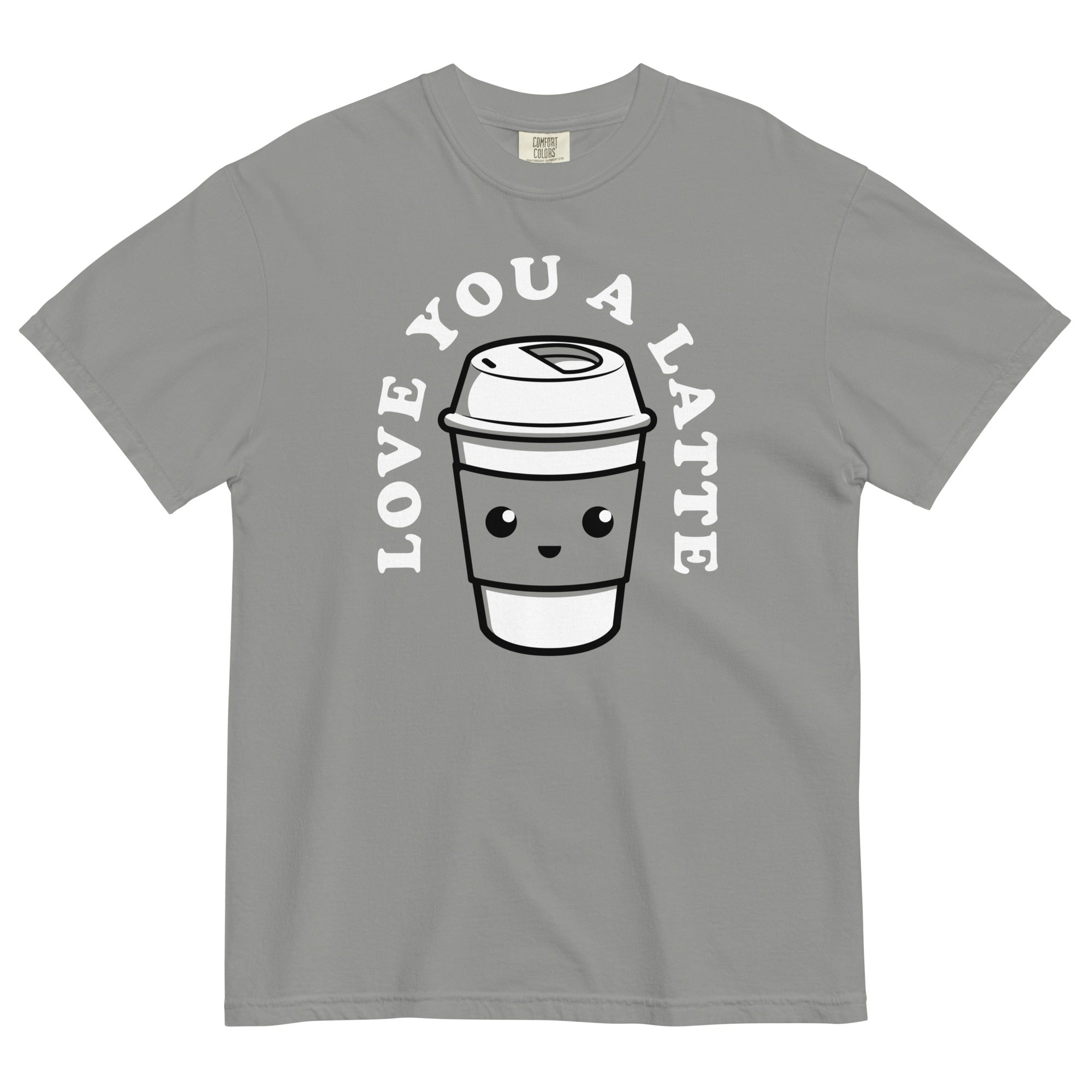 Love You A Latte Men's Relaxed Fit Tee Hoodie, Sweatshirt | CoreVibeTees.com (Image 1)
