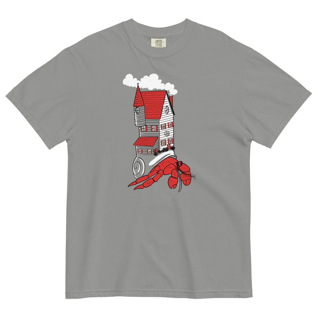 Hermit Home Men's Relaxed Fit Tee Hoodie, Sweatshirt | CoreVibeTees.com (Image 1)