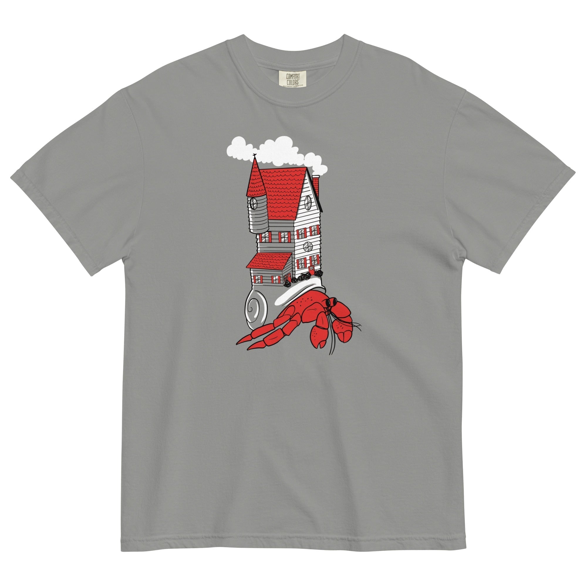 Hermit Home Men's Relaxed Fit Tee Hoodie, Sweatshirt | CoreVibeTees.com (Image 1)