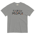 Cats>People Men's Relaxed Fit Tee Hoodie, Sweatshirt | CoreVibeTees.com (Image 1)