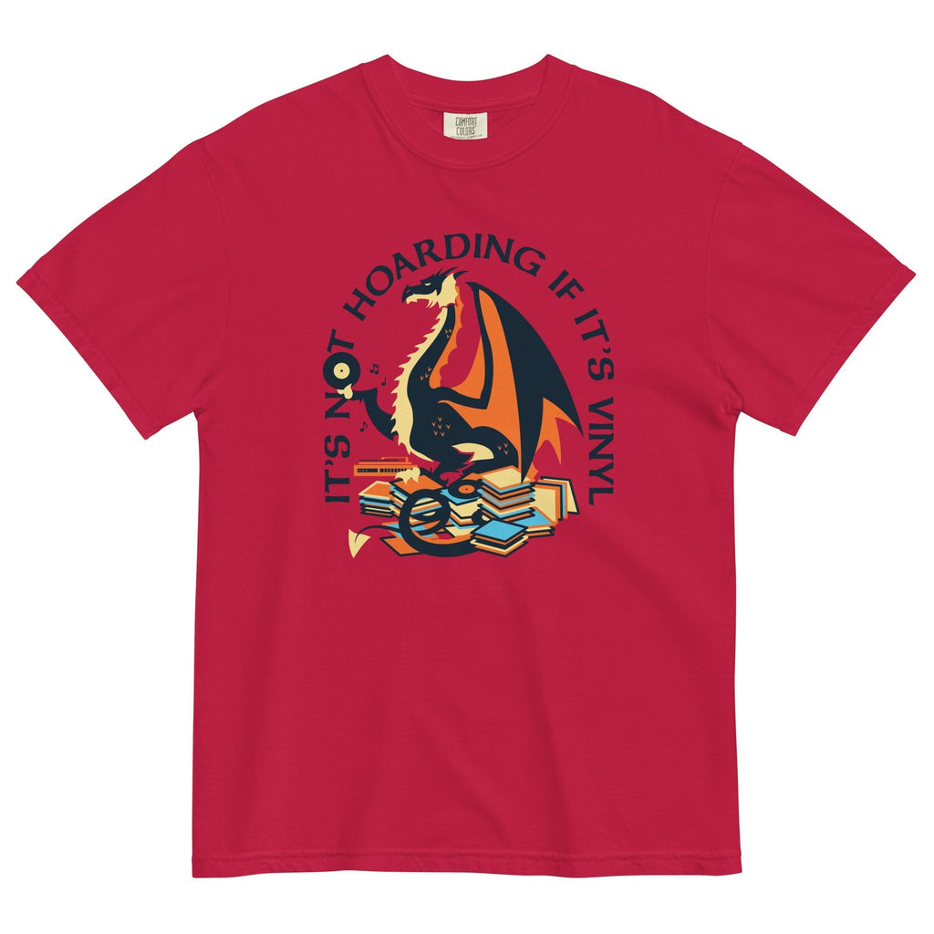 It's Not Hoarding If It's Vinyl Men's Relaxed Fit Tee Hoodie, Sweatshirt | CoreVibeTees.com (Image 2)
