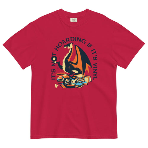 It's Not Hoarding If It's Vinyl Men's Relaxed Fit Tee Hoodie, Sweatshirt | CoreVibeTees.com (Image 2)