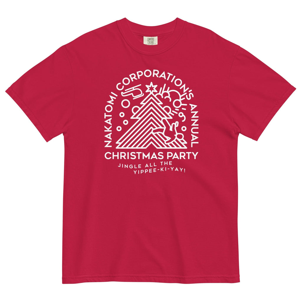 Nakatomi Christmas Party Men's Relaxed Fit Tee Hoodie, Sweatshirt | CoreVibeTees.com (Image 1)