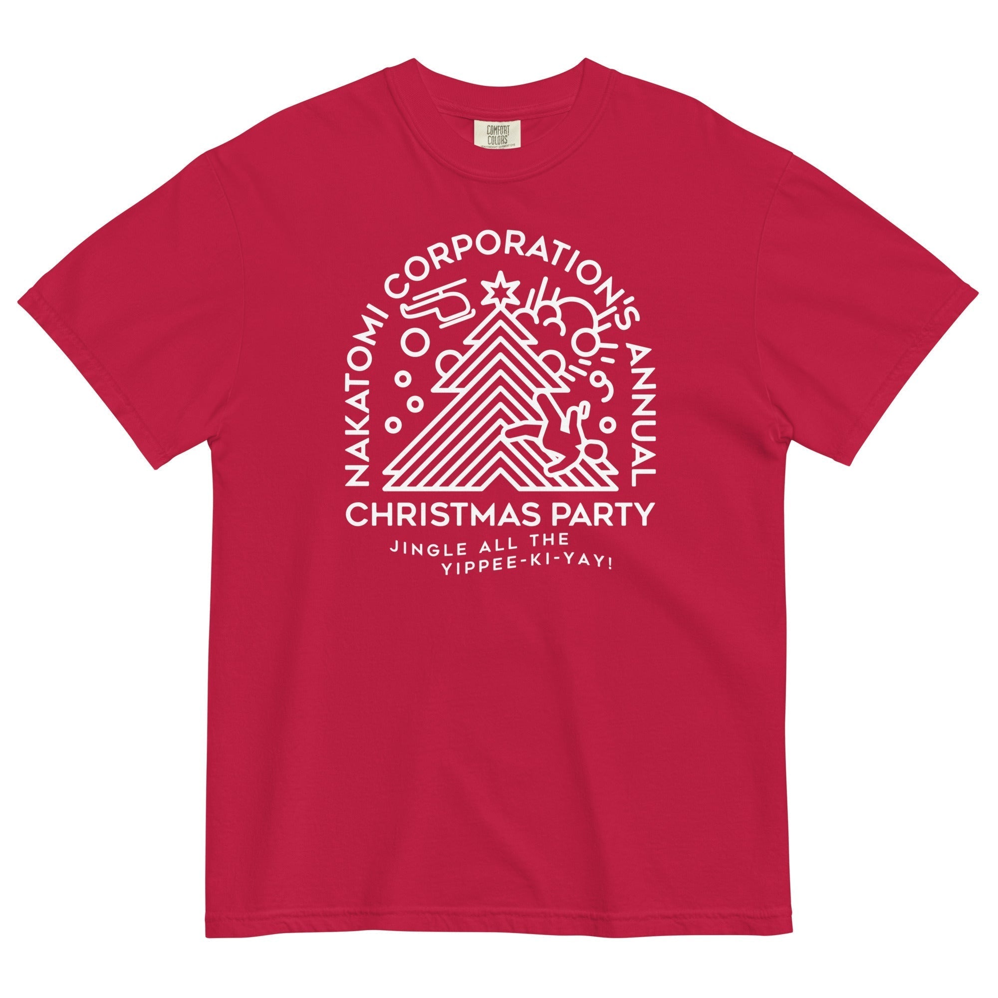 Nakatomi Christmas Party Men's Relaxed Fit Tee Hoodie, Sweatshirt | CoreVibeTees.com (Image 1)