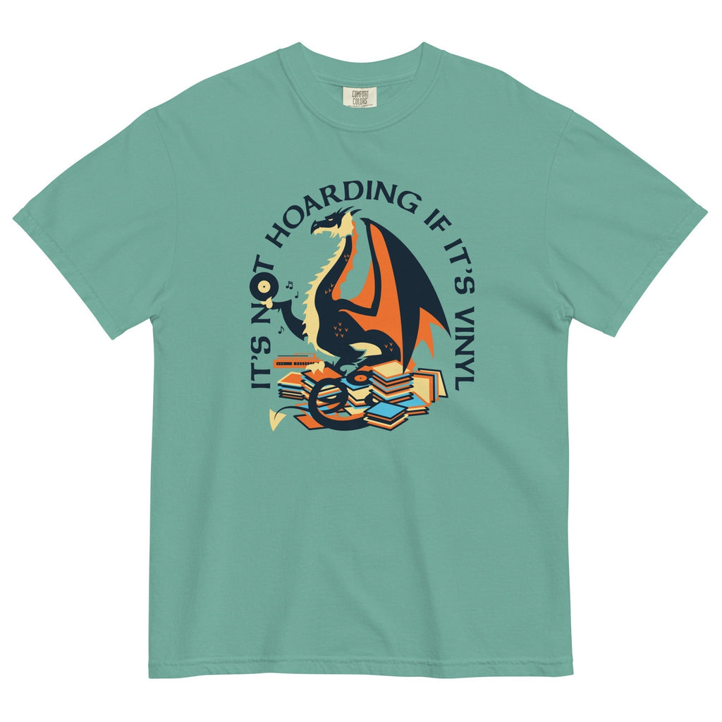 It's Not Hoarding If It's Vinyl Men's Relaxed Fit Tee Hoodie, Sweatshirt | CoreVibeTees.com (Image 4)