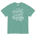 Happy Camper Men's Relaxed Fit Tee Hoodie, Sweatshirt | CoreVibeTees.com (Image 1)