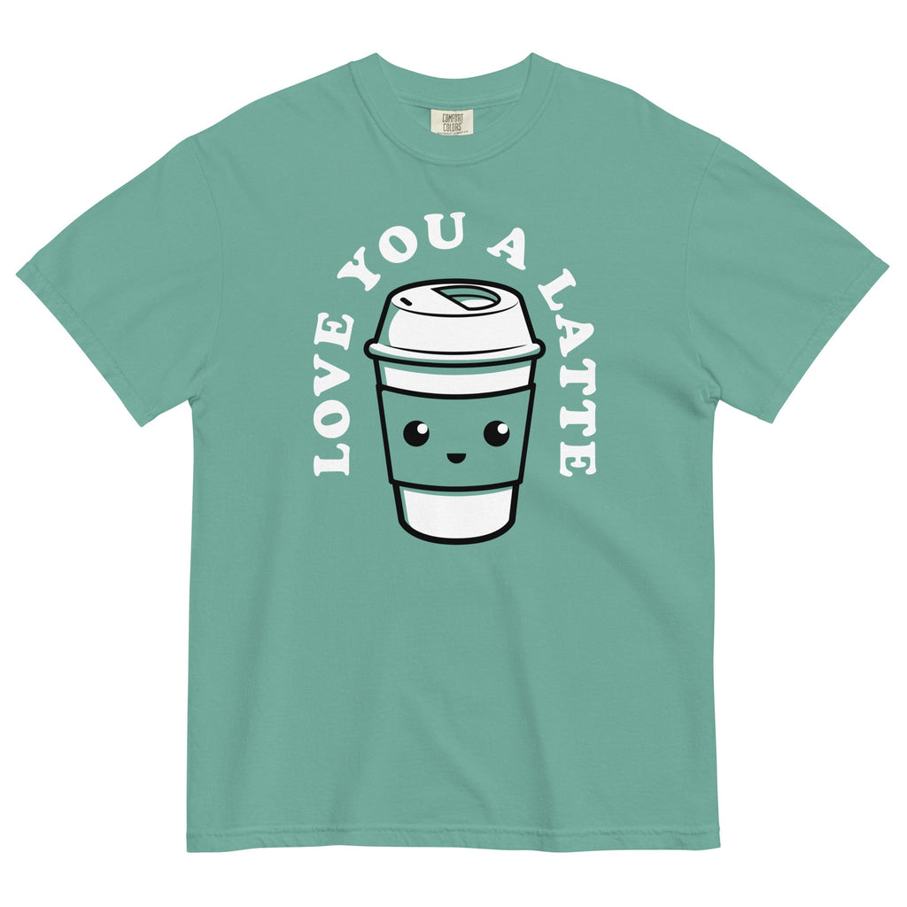 Love You A Latte Men's Relaxed Fit Tee Hoodie, Sweatshirt | CoreVibeTees.com (Image 5)