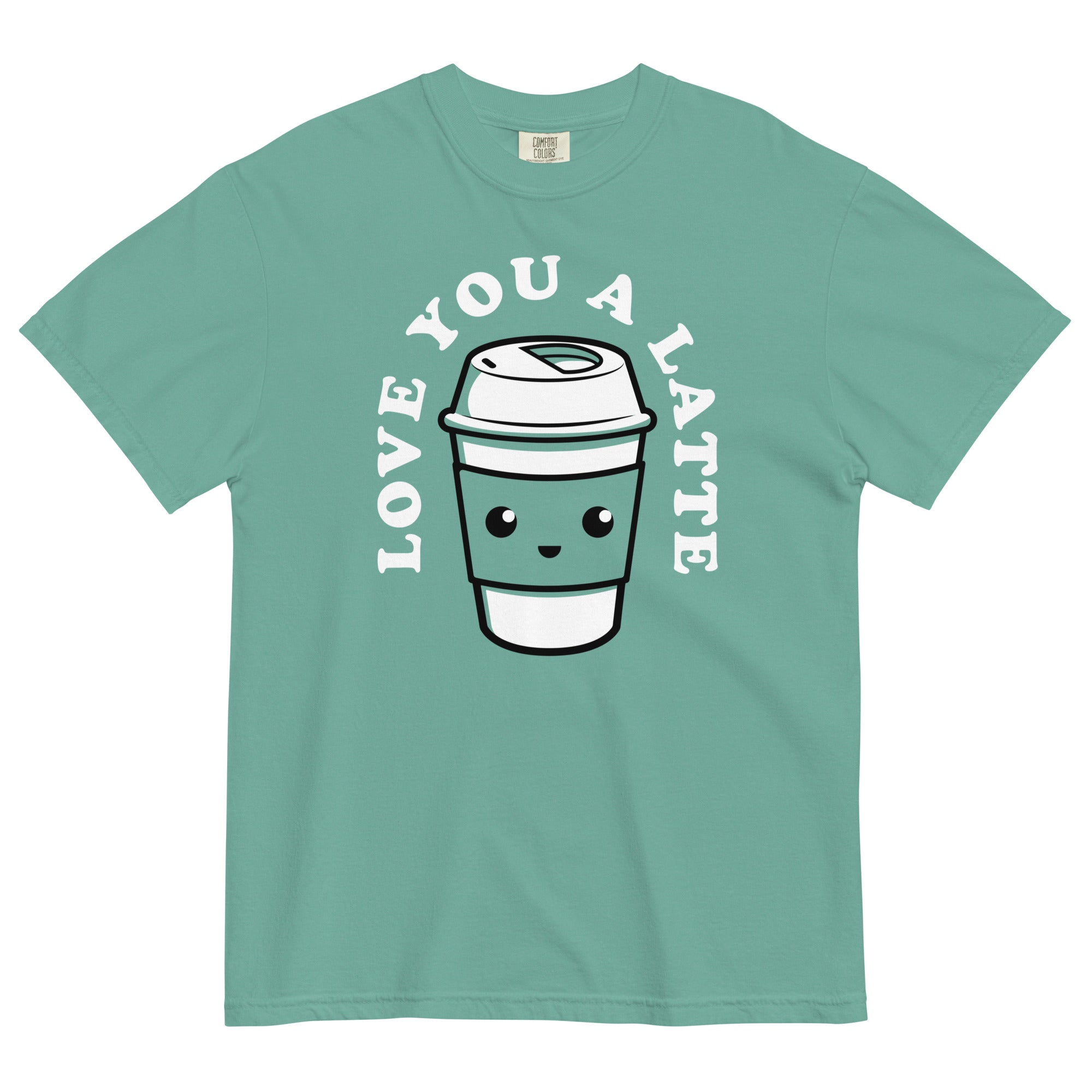 Love You A Latte Men's Relaxed Fit Tee Hoodie, Sweatshirt | CoreVibeTees.com (Image 5)