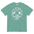 The Naughty List Men's Relaxed Fit Tee Hoodie, Sweatshirt | CoreVibeTees.com (Image 1)