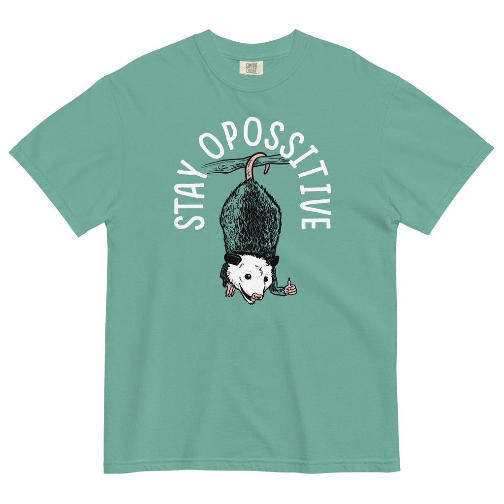 Stay Opossitive Men's Relaxed Fit Tee Hoodie, Sweatshirt | CoreVibeTees.com (Image 5)