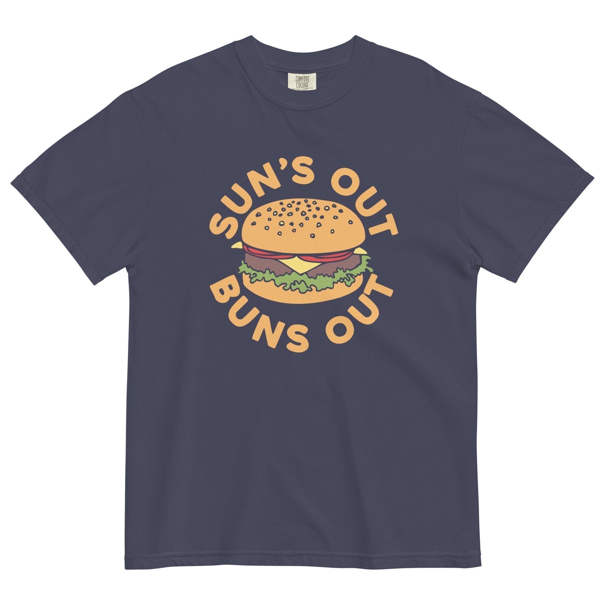Sun's Out Buns Out Men's Relaxed Fit Tee Hoodie, Sweatshirt | CoreVibeTees.com (Image 2)