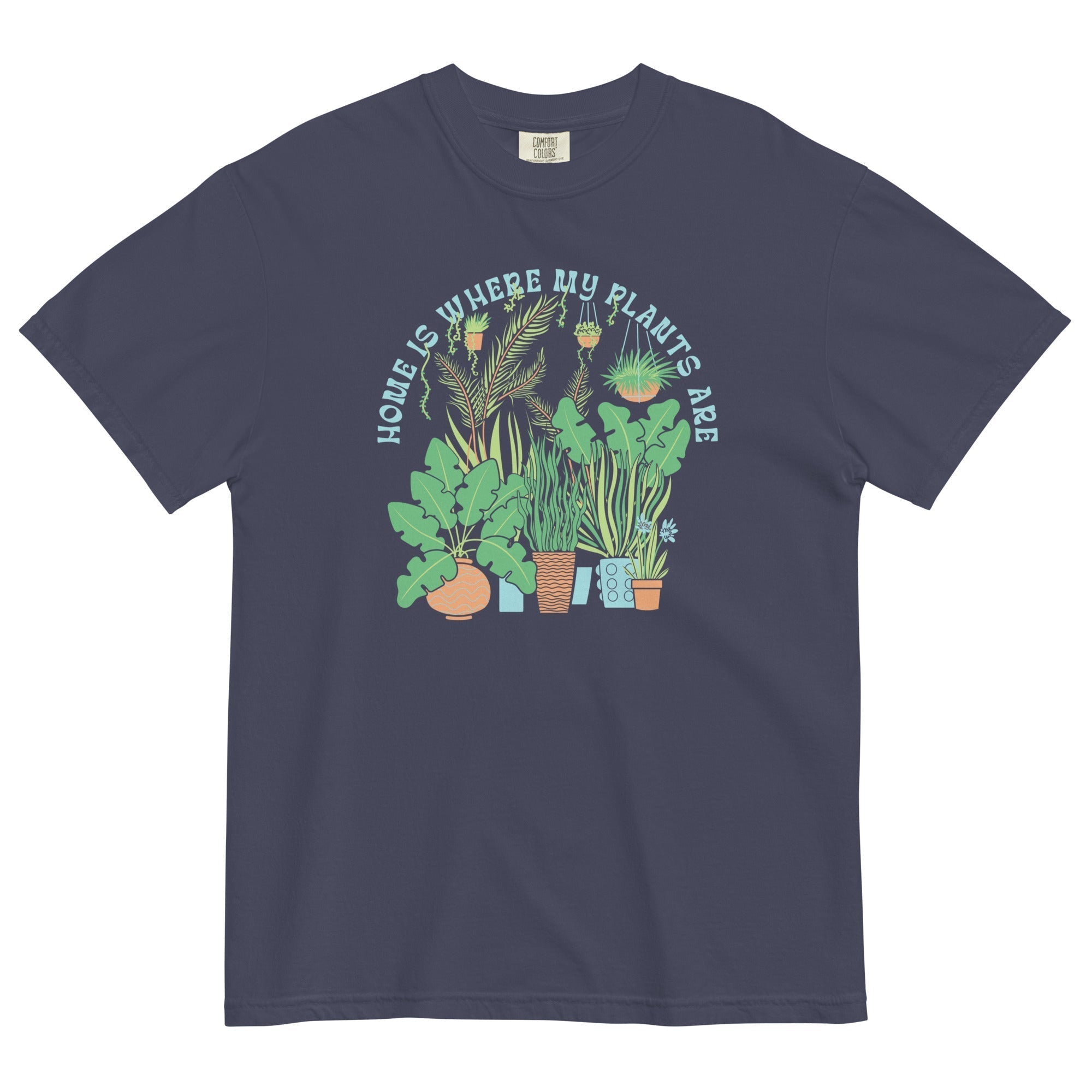 Home Is Where The Plants Are Men's Relaxed Fit Tee Hoodie, Sweatshirt | CoreVibeTees.com (Image 2)