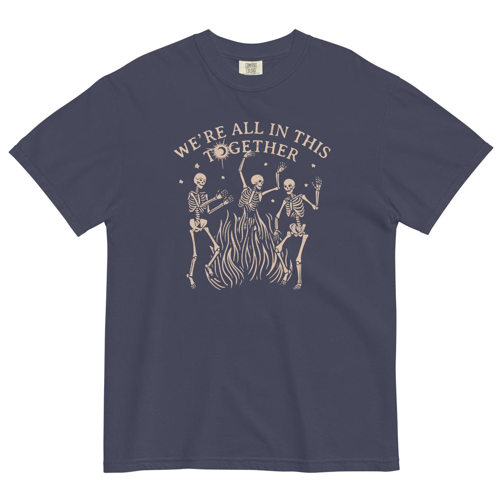 We're All In This Together Men's Relaxed Fit Tee Hoodie, Sweatshirt | CoreVibeTees.com (Image 2)