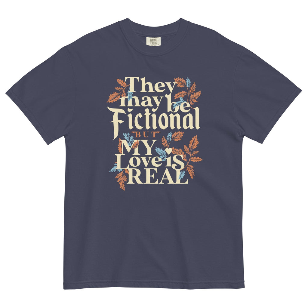 They May Be Fictional But My Love Is Real Men's Relaxed Fit Tee Hoodie, Sweatshirt | CoreVibeTees.com (Image 2)
