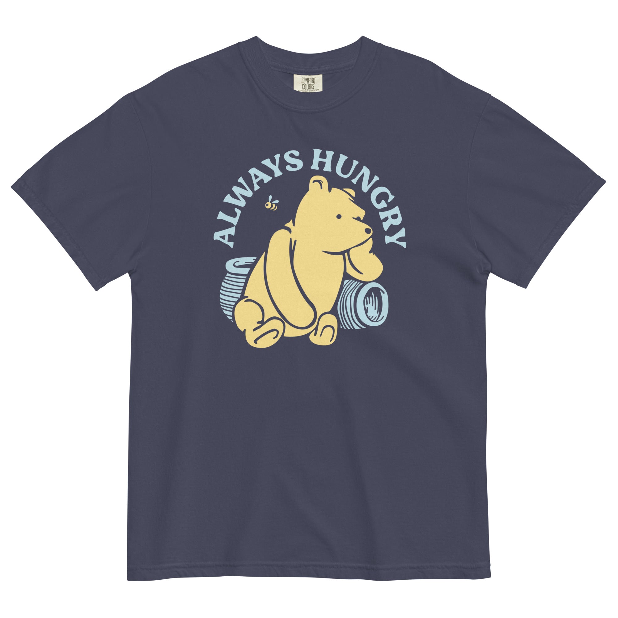 Always Hungry Men's Relaxed Fit Tee Hoodie, Sweatshirt | CoreVibeTees.com (Image 1)