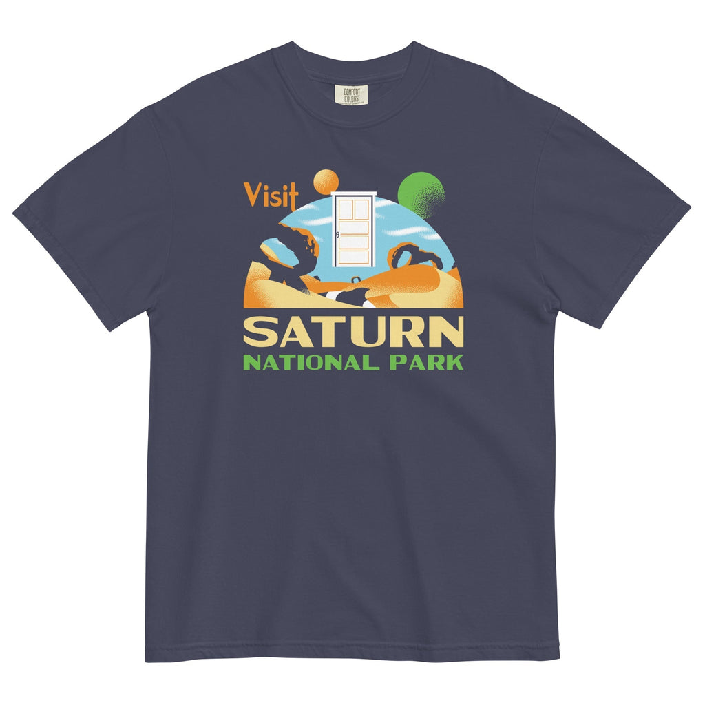 Visit Saturn National Park Men's Relaxed Fit Tee Hoodie, Sweatshirt | CoreVibeTees.com (Image 2)