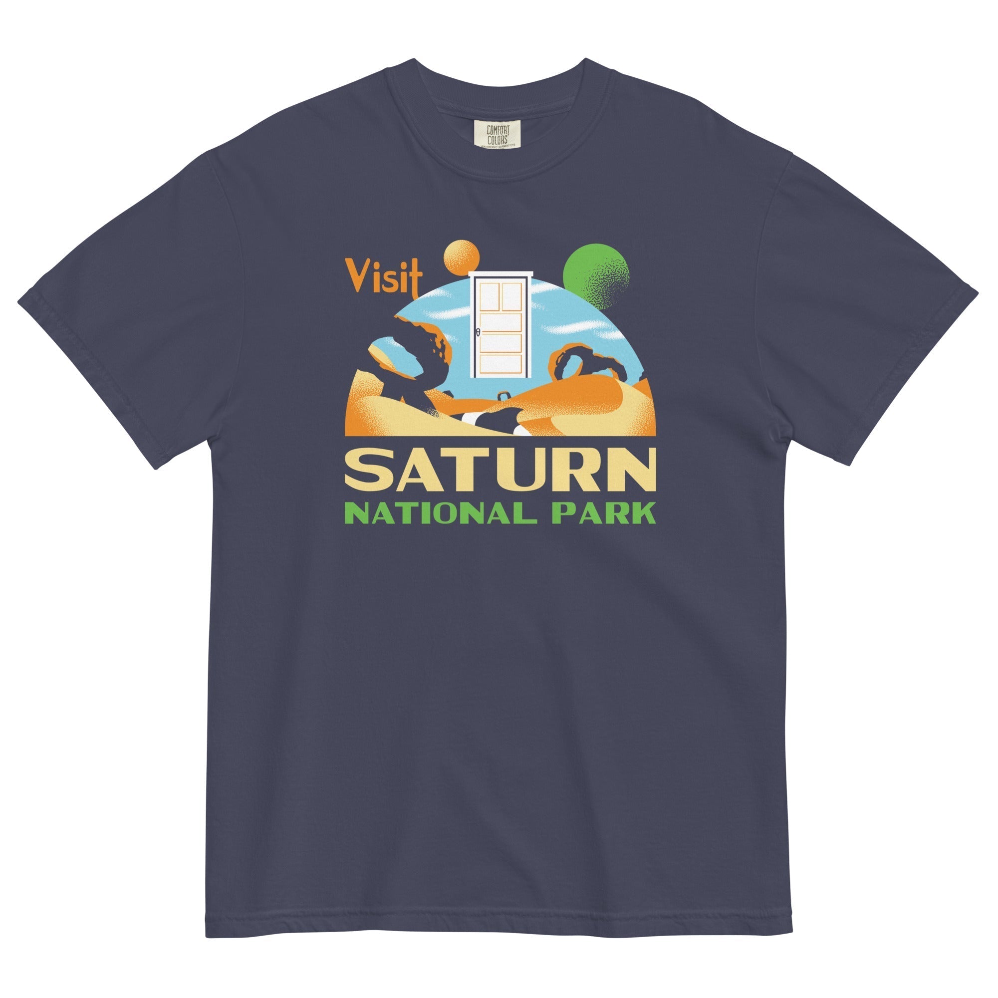 Visit Saturn National Park Men's Relaxed Fit Tee Hoodie, Sweatshirt | CoreVibeTees.com (Image 2)