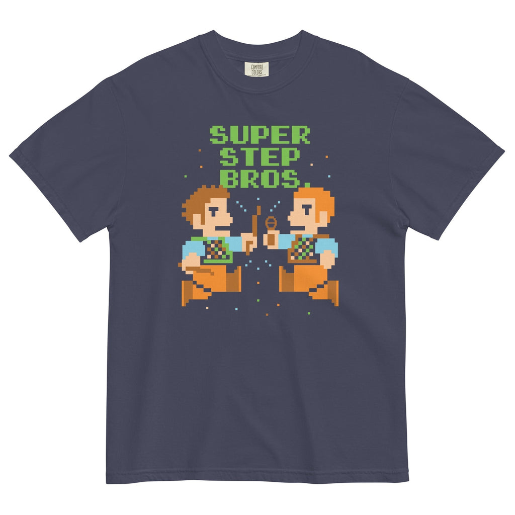 Super Step Bros Men's Relaxed Fit Tee Hoodie, Sweatshirt | CoreVibeTees.com (Image 3)
