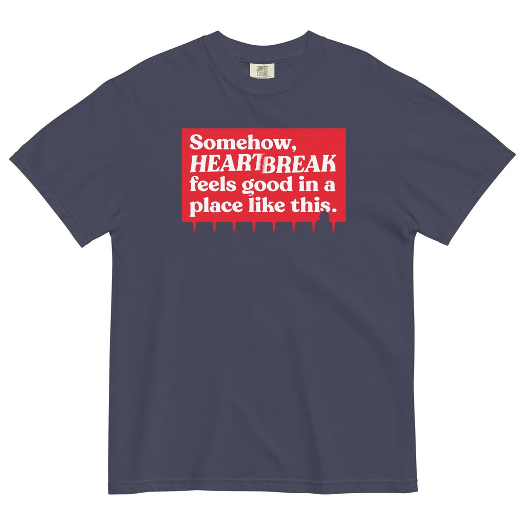 Somehow, Heartbreak Feels Good Men's Relaxed Fit Tee Hoodie, Sweatshirt | CoreVibeTees.com (Image 2)