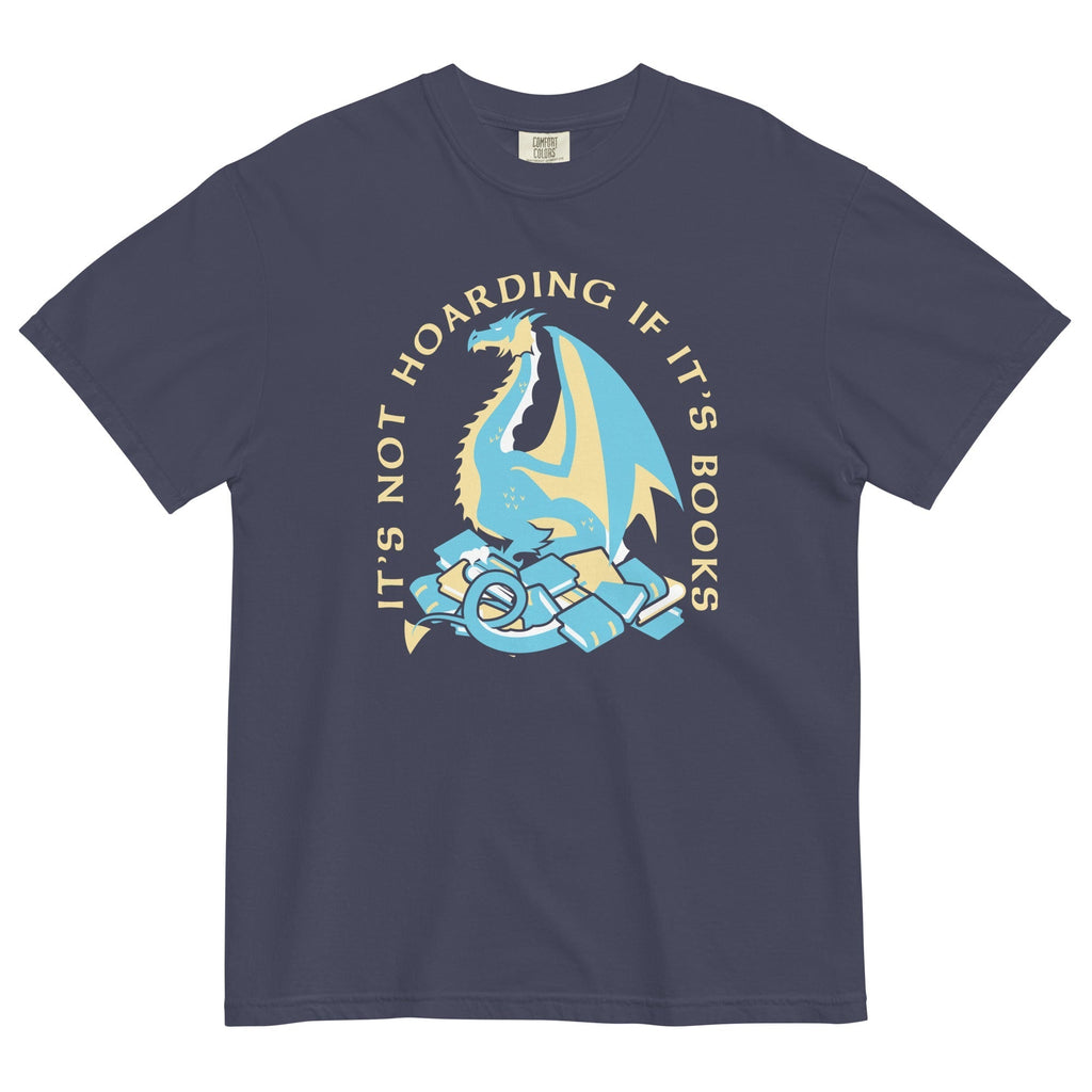 It's Not Hoarding If It's Books Men's Relaxed Fit Tee Hoodie, Sweatshirt | CoreVibeTees.com (Image 2)
