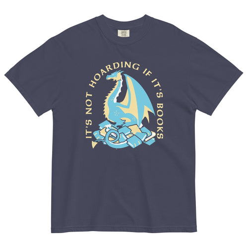 It's Not Hoarding If It's Books Men's Relaxed Fit Tee Hoodie, Sweatshirt | CoreVibeTees.com (Image 2)