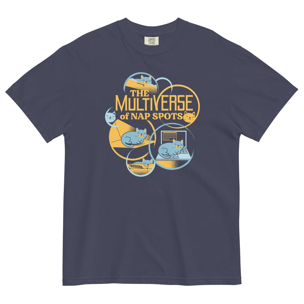 The Multiverse Of Nap Spots Men's Relaxed Fit Tee Hoodie, Sweatshirt | CoreVibeTees.com (Image 1)