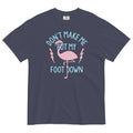 Don't Make Me Put My Foot Down Men's Relaxed Fit Tee Hoodie, Sweatshirt | CoreVibeTees.com (Image 1)