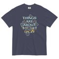 Things Are About To Get Dicey Men's Relaxed Fit Tee Hoodie, Sweatshirt | CoreVibeTees.com (Image 1)
