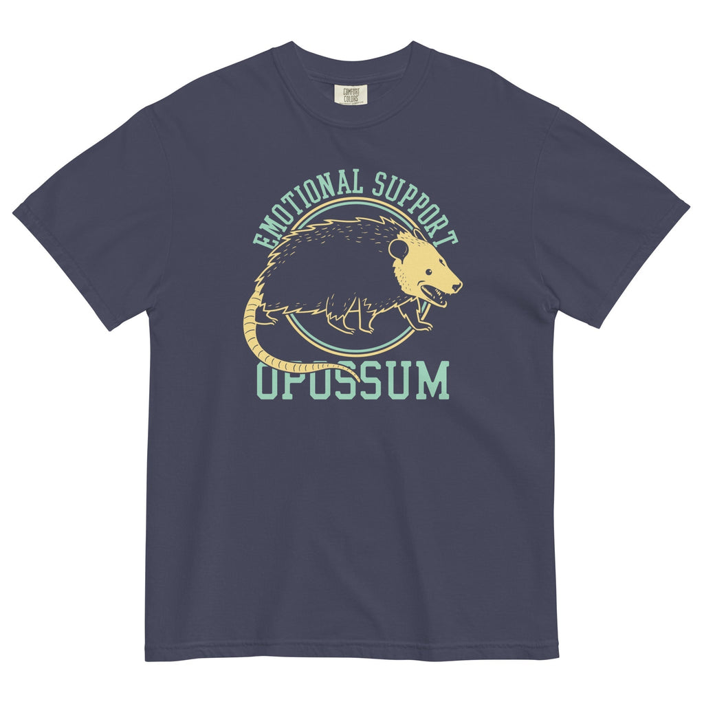 Emotional Support Opossum Men's Relaxed Fit Tee Hoodie, Sweatshirt | CoreVibeTees.com (Image 2)