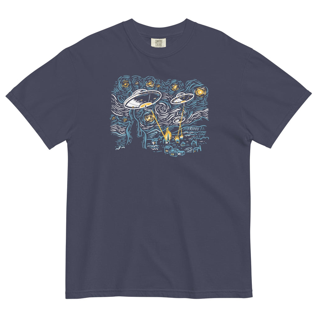 Starry Invasion Men's Relaxed Fit Tee Hoodie, Sweatshirt | CoreVibeTees.com (Image 2)