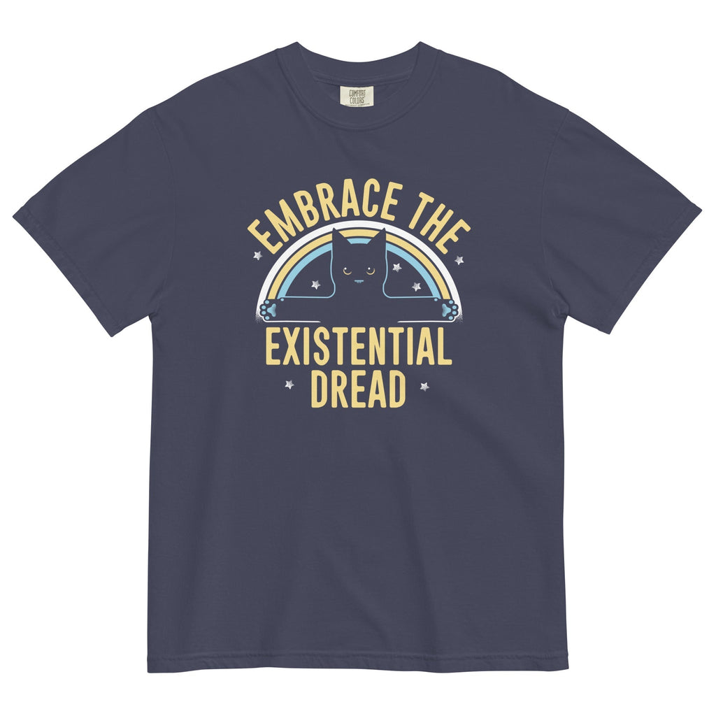 Embrace The Existential Dread Men's Relaxed Fit Tee Hoodie, Sweatshirt | CoreVibeTees.com (Image 2)
