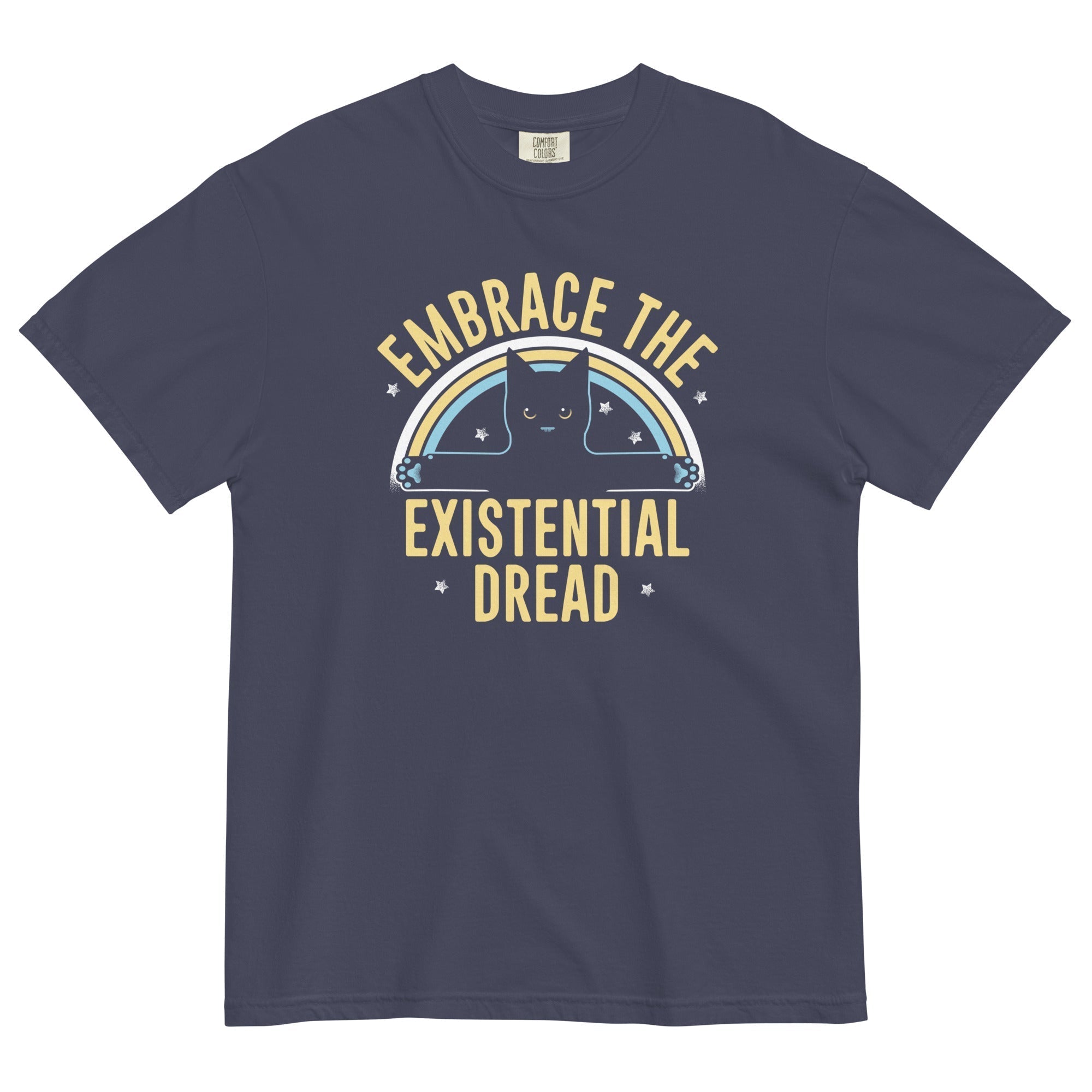 Embrace The Existential Dread Men's Relaxed Fit Tee Hoodie, Sweatshirt | CoreVibeTees.com (Image 2)