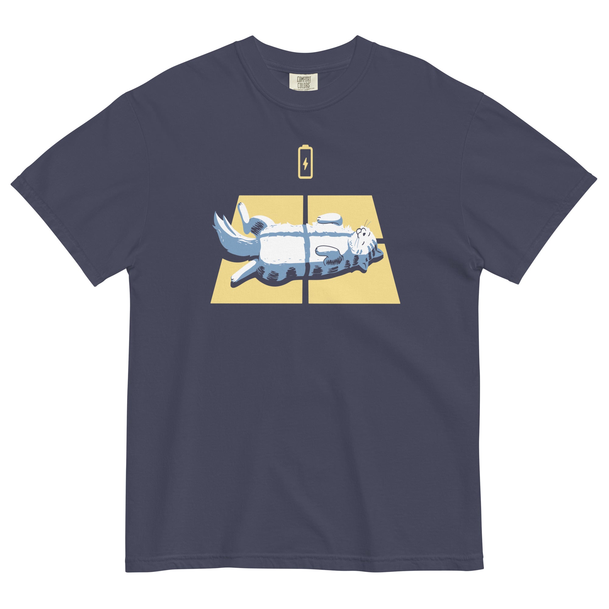 Solar Charging Men's Relaxed Fit Tee Hoodie, Sweatshirt | CoreVibeTees.com (Image 2)