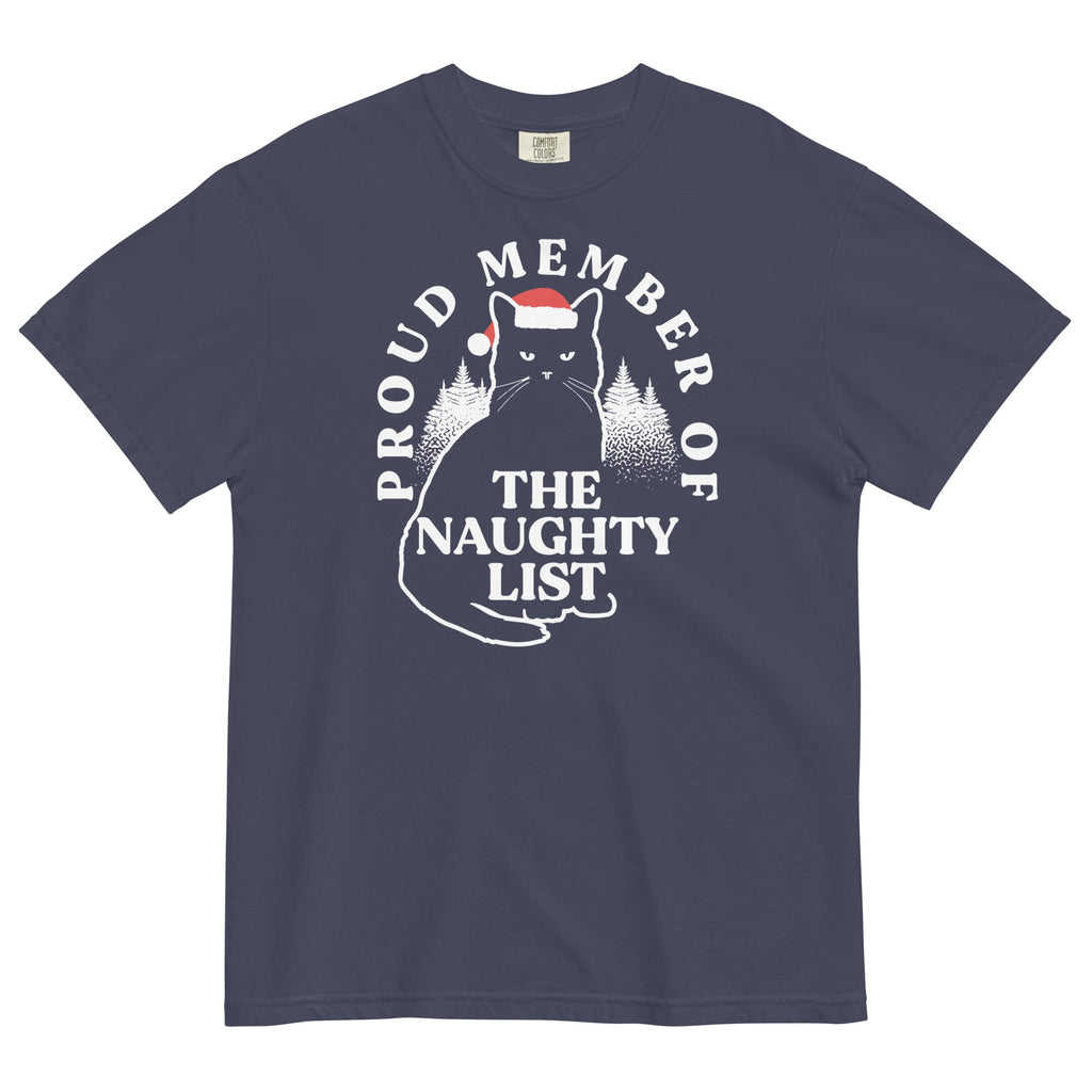 The Naughty List Men's Relaxed Fit Tee Hoodie, Sweatshirt | CoreVibeTees.com (Image 3)