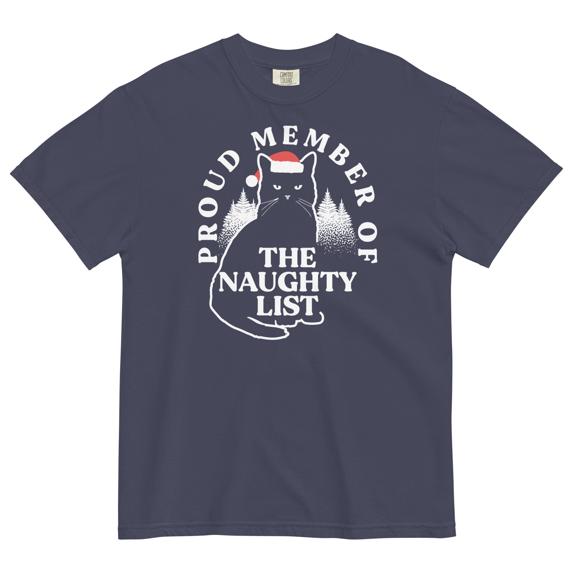 The Naughty List Men's Relaxed Fit Tee Hoodie, Sweatshirt | CoreVibeTees.com (Image 3)