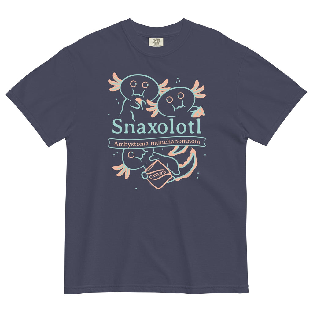 Snaxolotl Men's Relaxed Fit Tee Hoodie, Sweatshirt | CoreVibeTees.com (Image 3)
